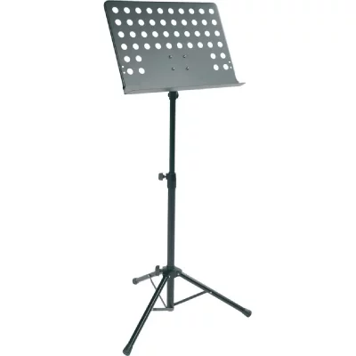 RTX Stand de orquesta. met&aacute;lico. Base pour les cahiers et livres perfor&eacute;e