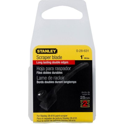 STANLEY  0-28-631 Lame de racloirs 25 mm Carte 2 Lames
