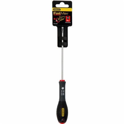 STANLEY  0-65-481 Fatmax Tournevis Plat 4 X 125 Mm Noir/Rouge