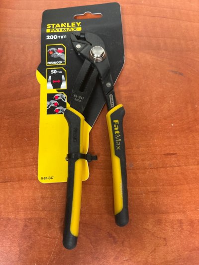 STANLEY  - 0-84-647 Alicate con cremallera FatMax 200mm