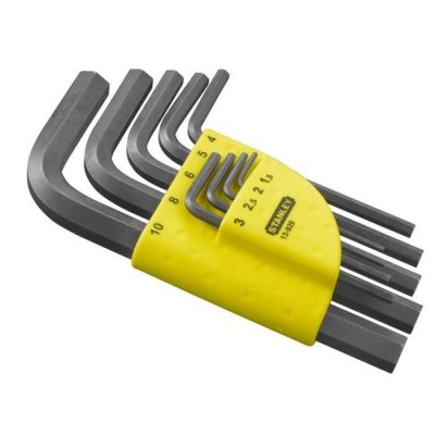 STANLEY  1 Cl&eacute; Male Courte Gamme Pro - &Eacute;tui De 9 Pi&egrave;ces