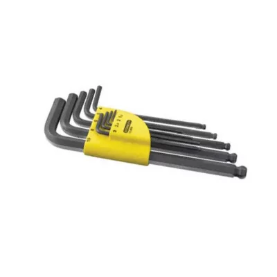 STANLEY  1 Cl&eacute; Male Longue A T&ecirc;te Spherique - &Eacute;tui De 9 Pi&egrave;ces