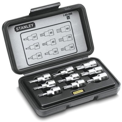 STANLEY  1 Coffret A Douilles Torx 1/2" Jeu De 9 Pi&egrave;ces