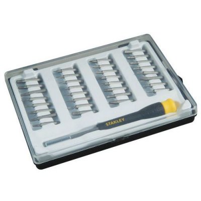 STANLEY  1 Jeu De 35 Pi&egrave;ces Tournevis Micro Embouts - 