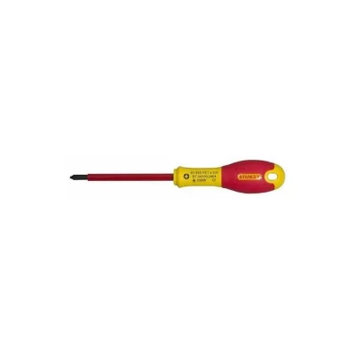 STANLEY  1 Tournevis Pozidriv Isol&eacute; 1000v Fatmax Pz1 X 100 Mm