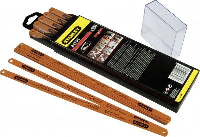STANLEY  100 Lames De Scie &Agrave; M&eacute;taux Rubis 10 Dents - 