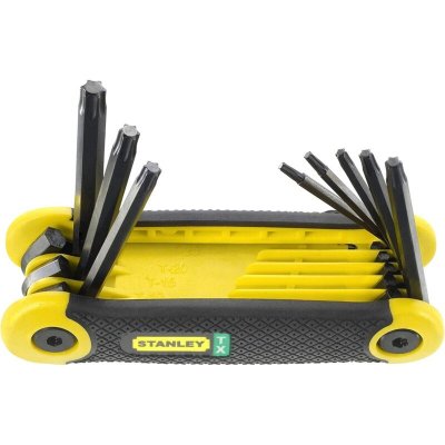 STANLEY  2-69-266 - -jeu de cl&eacute; m&acirc;le 8 Pi&egrave;ce t9-t40 torx BRICOlAGE