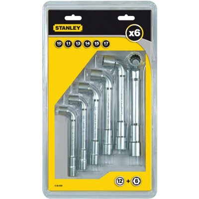 STANLEY  - Cl&eacute; a pipe d&eacute;bouch&eacute;e 6x12pans - jeu de 6pieces - 0-86-699