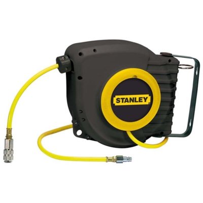 STANLEY  Enrouleur air comprim&eacute; &agrave; retour automatique Longueur 9 m&egrave;tres
