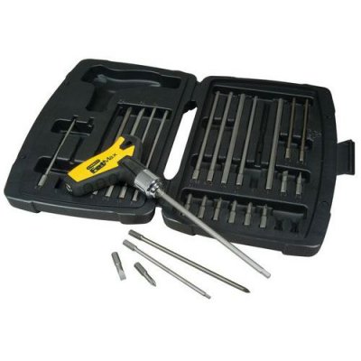 STANLEY  FatMax Jeu de Cl&eacute;s M&acirc;les Poign&eacute;e Pistolet &agrave; Cliquet 27pcs