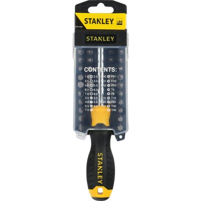STANLEY  STHT0-70885 Tournevis porte-embouts - 34 embouts inclus