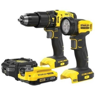 STANLEY  V20 Sfmcd711 50nm 1x2mallette+lampe De Poche Sfmck210d1 Visseuse Sans Fil 0ah