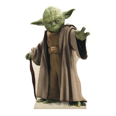 STAR CUTOUTS  - Figurine en carton Maitre Yoda Star Wars Hauteur 76 cm