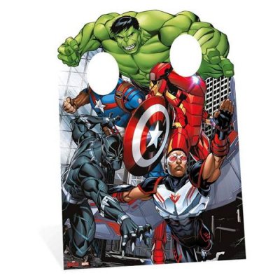 GENERIQUE Star Cutouts Silhouette sc814 Avengers Assemble Enfants Taille Support en &laquo; en Carton d&eacute;coup&eacute; 