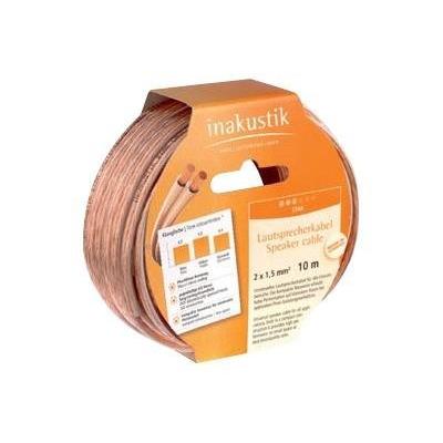 GENERIQUE Star LS-Reels - C&acirc;ble pour haut-parleur en vrac - 1.5 mm&sup2; - 20 m - transparent