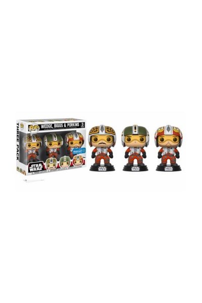 STAR WARS-BOBBLE HEAD POP 3-PACK-PILOTS 
