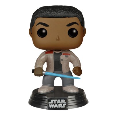  Star wars episode vii - figurine pop! Bobble head finn with lightsaber 9 cm FK6422