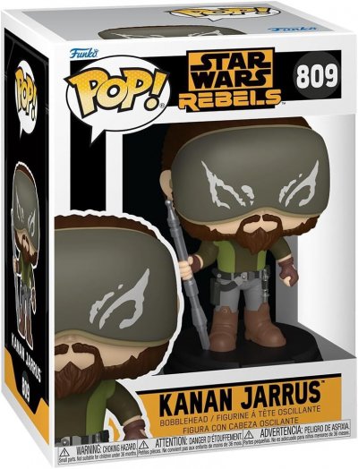 FUNKO Star Wars - Figurine POP! Bobble Head Kanan Jarrus 9 cm