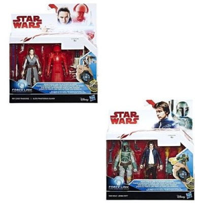 HASBRO Star Wars Force Link - Figurines 2 Pack - Rey And Praetorian Guard