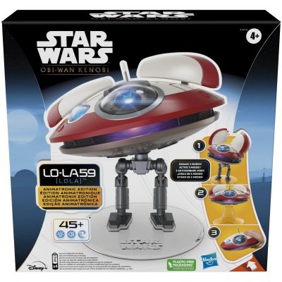 HASBRO Star Wars Obi-wan Kenobi Lola L0l459 Animatronic Figure Argent&eacute;