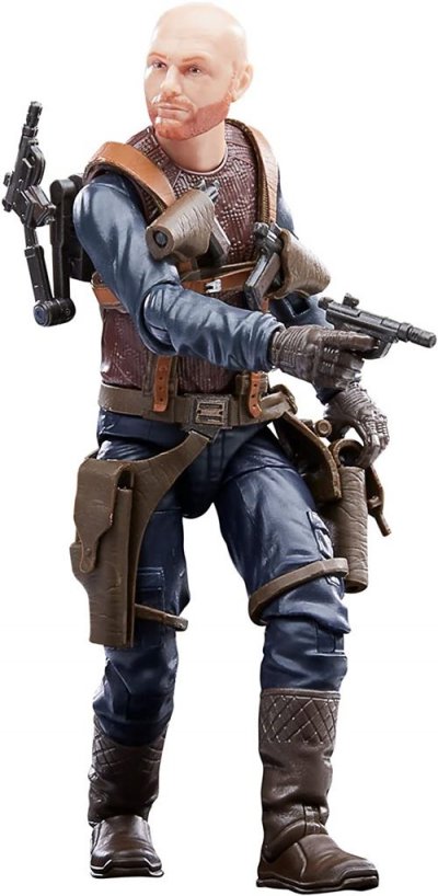 HASBRO Star Wars The Mandalorian Migs Mayfeld The Black Series Figure Marron