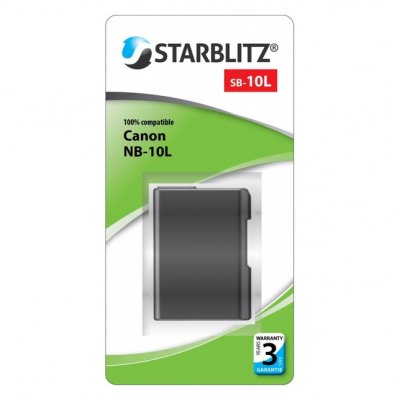 STARBLITZ  batterie compatible avec canon nb-10l