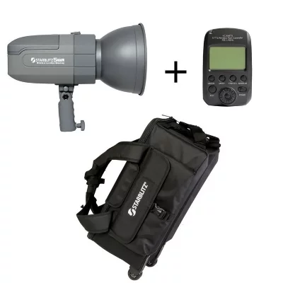STARBLITZ  Kit torche autonome 400W TTL pour bo&icirc;tiers Nikon - Neuf