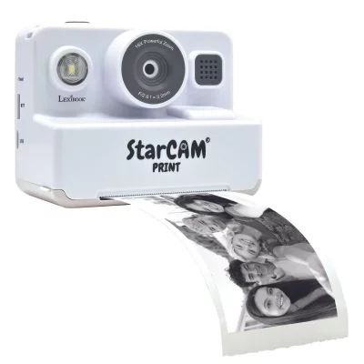 LEXIBOOK Starcam&reg; Print Classic, Pack Appareil Photo Num&eacute;rique Hd, Carte Sd 32 Go Multicolore