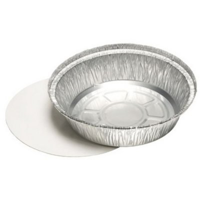 STARPAK  Coupelle en aluminium rond, avec couvercle, 1.000 ml