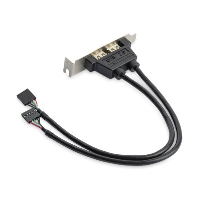 STARTECH.COM Startech 2 Port Usb Lp Slot Plate Adapter Blanc