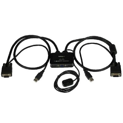 STARTECH  2 Port Usb Vga Cable Kvm Switch Noir