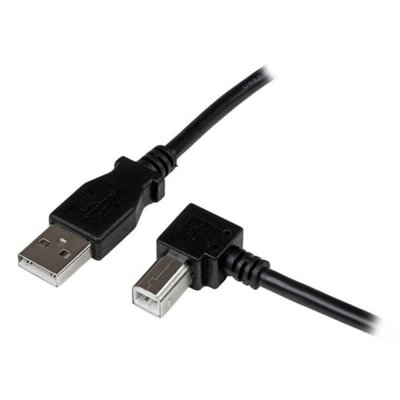 STARTECH  2m Usb 2.0 A To Right Angle B Cable M/m Noir