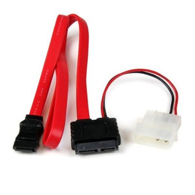 STARTECH.COM Startech 50cm Slimline Sata To Sata Cable Rouge