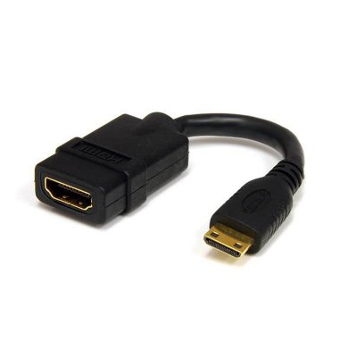 STARTECH.COM Startech 5in Hdmi To Hdmi Mini Adapter F/m Noir