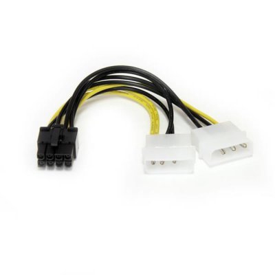 STARTECH  6&acute;&acute; Lp4 To 8 Pin Pcie Power Cable Adapt Noir
