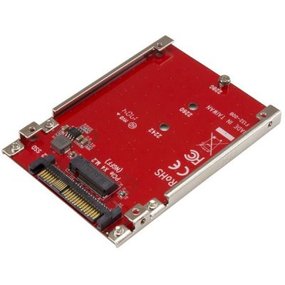 STARTECH.COM Startech Adapter M.2 To U.2 M.2 Pcie Nvme Ssds Rouge