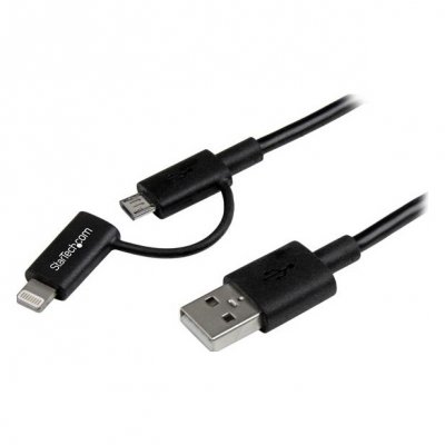 STARTECH.COM Startech cable lightning ou micro usb LTUB1MBK