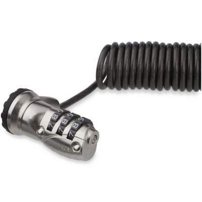 STARTECH  Cable Lock Self-coiling Cable Keyless Argent&eacute;