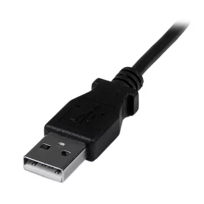 STARTECH  C&acirc;ble Mini USB-A vers Mini B coud&eacute; 90&deg; vers le bas - 2 m