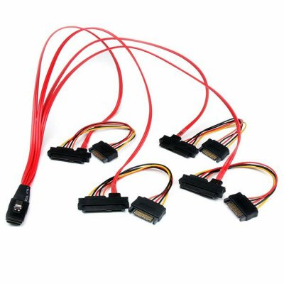 STARTECH.COM Startech C&acirc;ble Sas Sff8087 Vers 4x Sff8482 50 C One Size Red