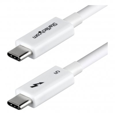 STARTECH.COM StarTech Câble Thunderbolt 5 1m USB-C 80Gbps 240W PD 8K 60Hz Blanc