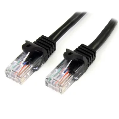 STARTECH.COM Startech Cat5e Ethernet Snagless 1 M Noir