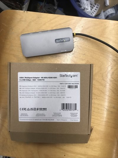 STARTECH  Ce84466 Docking Station 100w Argent&eacute;