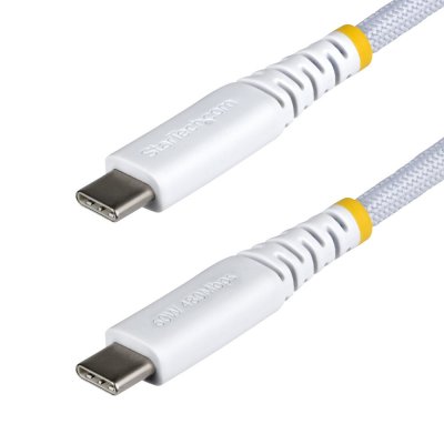STARTECH .com C&acirc;ble de charge USB-C blanc 3 m, 60 W (3 A) PD