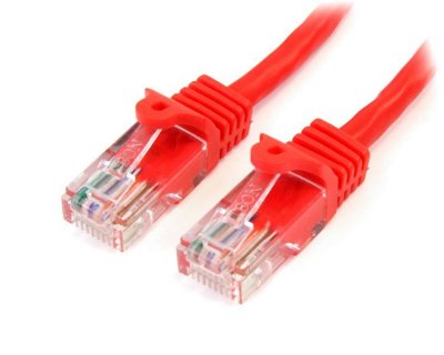 STARTECH.COM  Cable reseau Cat5e UTP de 1 m - Rouge - cordon de raccordement - 1 m - rouge