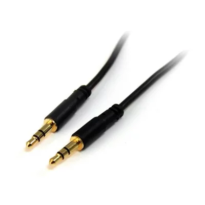STARTECH .com C&acirc;ble slim audio st&eacute;r&eacute;o de 3,5 mm (M/M) - 1,8 m - Connecteurs plaqu&eacute;s en or