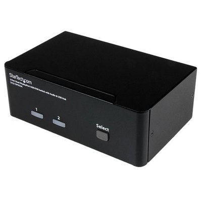 STARTECH.COM  Commutateur KVM 2 Ports DisplayPort, USB et Audio