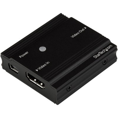 STARTECH.COM  hdboost4k extension audio/video r&eacute;p&eacute;teur av noir