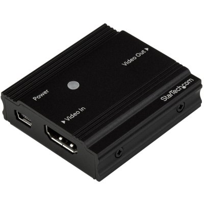 STARTECH.COM  hdboost4k extension audio/video r&eacute;p&eacute;teur av noir