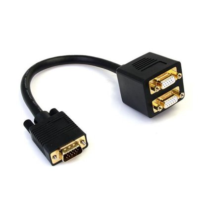 STARTECH .com vgaspl1vv c&acirc;ble vga 0,3 m vga (d-sub) 2 x vga (d-sub)